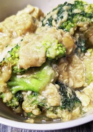 ブロッコリーと玉子の中華あんかけ-レシピのメイン写真