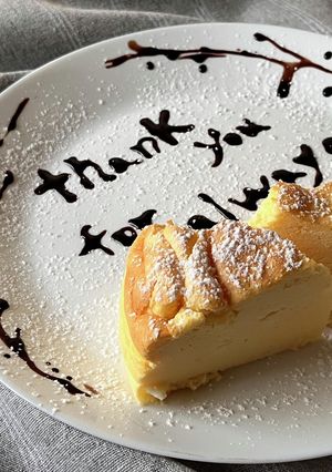 ふわふわしゅわっと♡スフレチーズケーキ-レシピのメイン写真