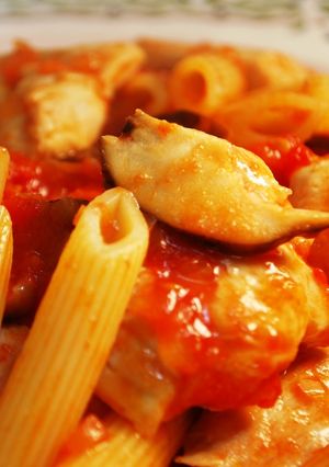 チキンとペンネのトマトソ～ス♪-レシピのメイン写真
