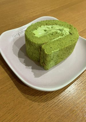♡超しっとり♡抹茶ロール-レシピのメイン写真