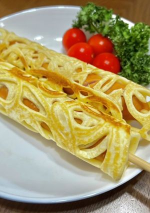 子どもと一緒に♪くるくるフランクロール-レシピのメイン写真