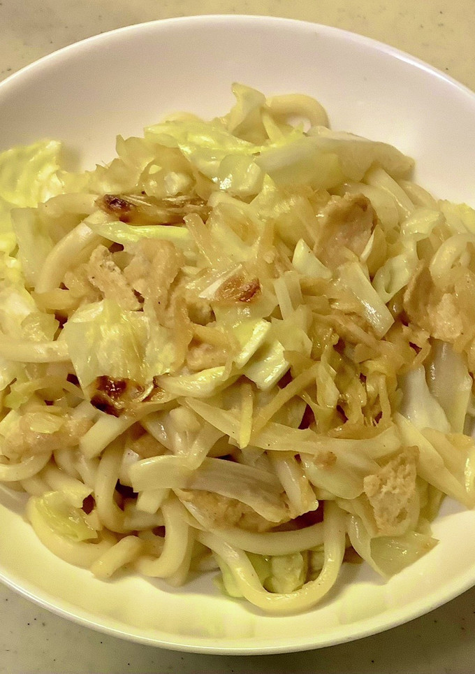 新生姜と油揚げの焼きうどん-レシピのメイン写真