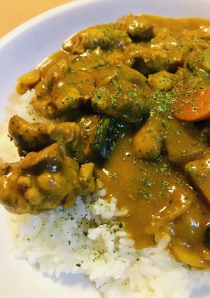 市販カレー●冬至のカボチャチキンカレー-レシピのメイン写真