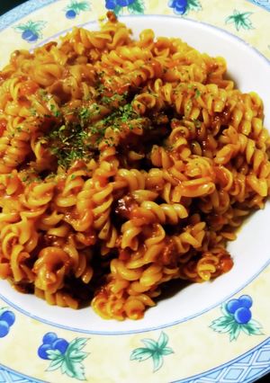 ランチに！簡単すぎるミートマカロニ-レシピのメイン写真