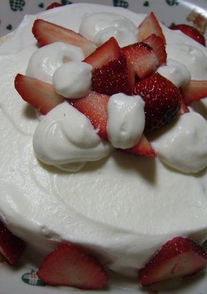 小さいサイズのスポンジケーキ-レシピのメイン写真