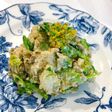 春の香り♪蕗の薹と菜の花のポテトサラダ