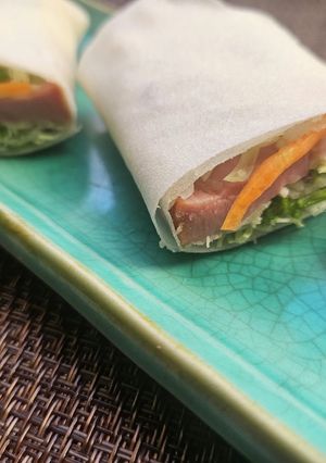クリスマス！鴨と野菜のコチュジャン生春巻-レシピのメイン写真