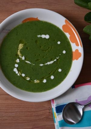 ほうれん草のスープ-レシピのメイン写真