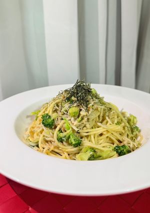 包丁使わずできる🌿しらすペペロンチーノ-レシピのメイン写真