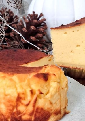 フープロで瞬間！バスクチーズケーキ-レシピのメイン写真