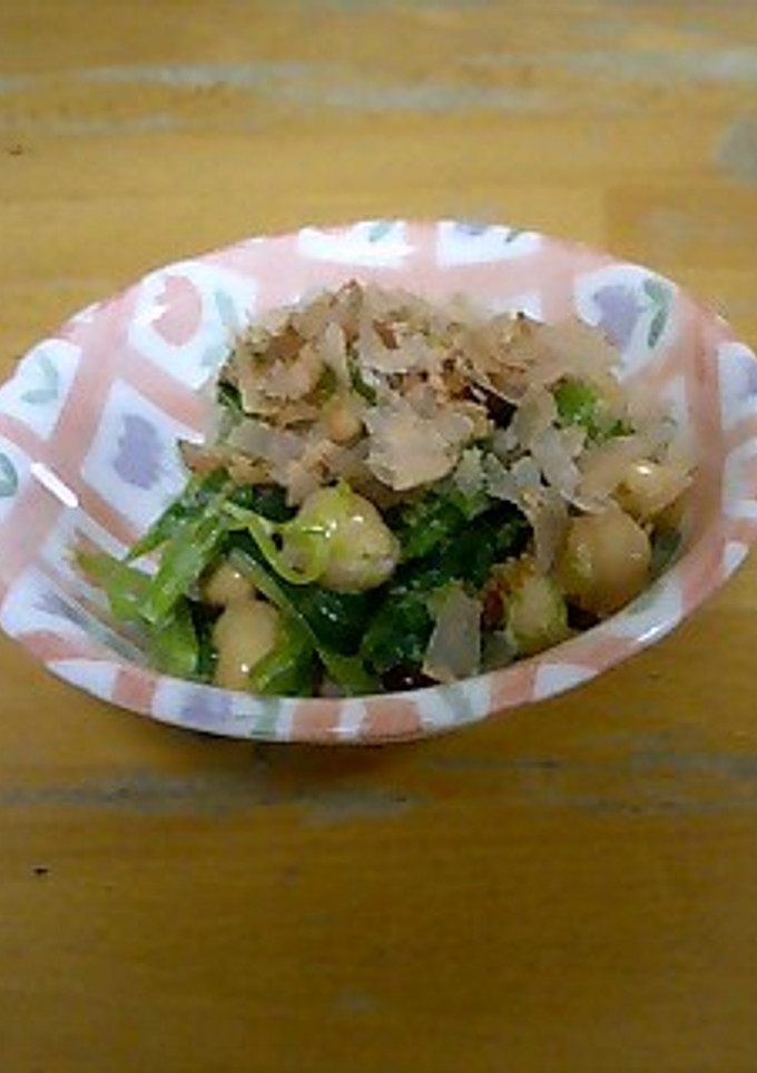 ほうれん草☆豆のゆずマヨ和え-レシピのメイン写真