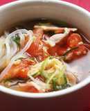 万能こんにゃくめんで和風トマトスープ
