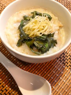 豆乳と鶏肉でほっこりアジアン粥-レシピのメイン写真