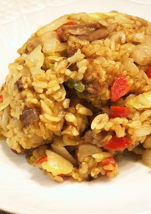 ハムで作る時短簡単ドライカレー-レシピのメイン写真