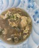 簡単★春雨あおさ入り中華風かきたまスープ