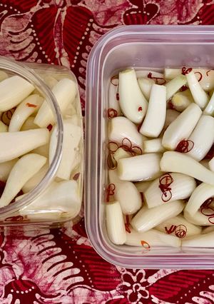 らっきょうの甘酢漬け 4-レシピのメイン写真