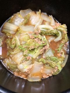 白菜とツナの煮物-レシピのメイン写真