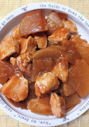 簡単♬ 大根と 鶏むね肉の 甘酢あん炒め-レシピのメイン写真