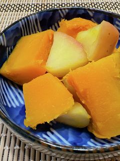 砂糖不使用✨りんごとカボチャの煮物-レシピのメイン写真
