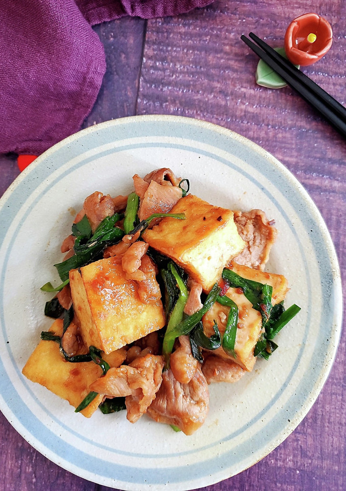 節約食材で！豚こまと厚揚げの辛みそ炒め-レシピのメイン写真