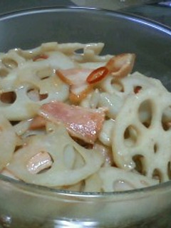 簡単~レンコンだけの炒め物-レシピのメイン写真