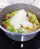 風邪の引き始めに生姜みぞれ鍋（スープ）