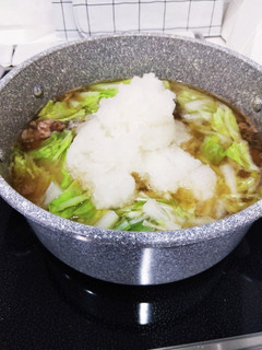 風邪の引き始めに生姜みぞれ鍋(スープ)-レシピのメイン写真