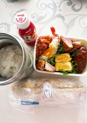 塾弁（昼食.夕軽食）2023.12.23-レシピのメイン写真