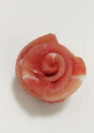 生ハムで薔薇✿の作り方〜♡-レシピのメイン写真