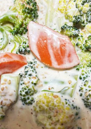 レンチン温野菜サラダ（ディップ風）-レシピのメイン写真