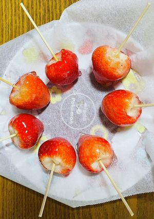 クリスマスのいちご飴-レシピのメイン写真