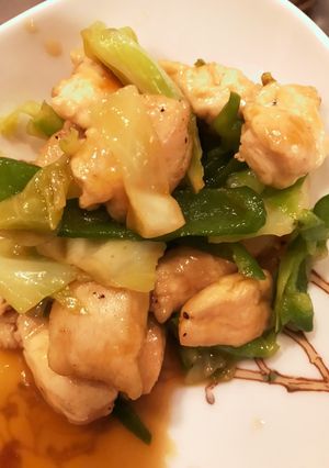 青椒肉絲風鶏ササミときゃべつピーマン炒め-レシピのメイン写真