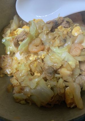 豚とキャベツのガリバターチャーハン-レシピのメイン写真