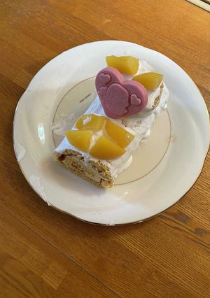 簡単市販のロールケーキでブッシュドノエル-レシピのメイン写真