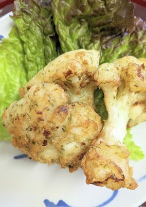 ☆サブでも上手い☆カリフラワー磯辺揚げ-レシピのメイン写真