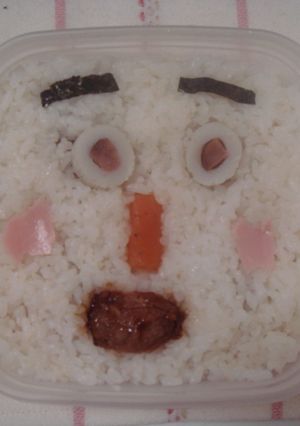 かくれオカズの顔弁当-レシピのメイン写真