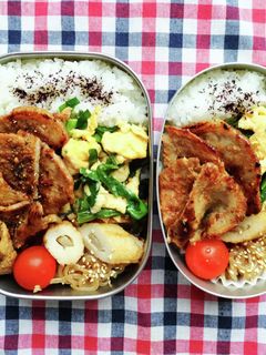 高校生息子と娘のお弁当 131-レシピのメイン写真