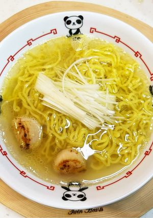 自家製ネギ油香るホタテバターの塩ラーメン-レシピのメイン写真