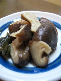 椎茸の梅煮-レシピのメイン写真
