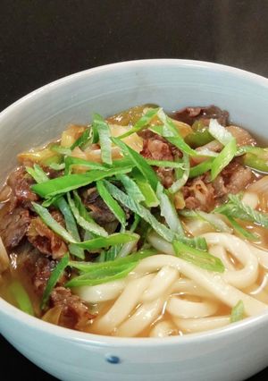 肉ネギうどん-レシピのメイン写真