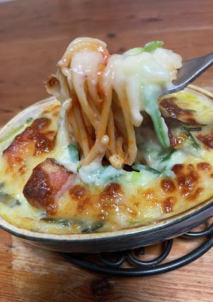 米粉のミートスパゲッティグラタン-レシピのメイン写真