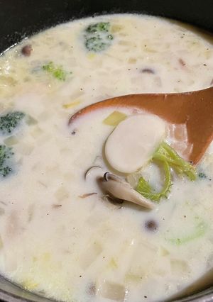 小麦不使用☆牡蠣とかぶのクラムチャウダー-レシピのメイン写真