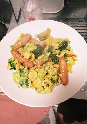Broccoli egg-レシピのメイン写真