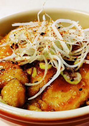 鶏むねガリジン照り焼き丼。-レシピのメイン写真