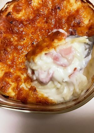 スパゲッティで簡単グラタン-レシピのメイン写真