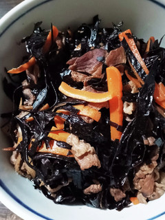 あらめと豚肉の簡単煮物-レシピのメイン写真