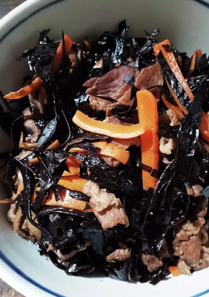 あらめと豚肉の簡単煮物-レシピのメイン写真