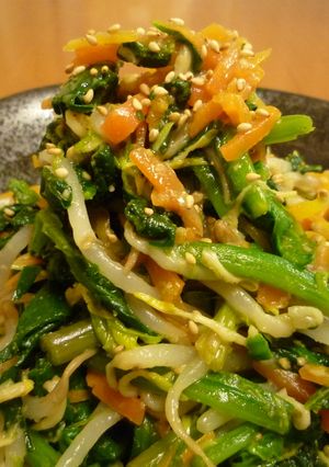 もやしとにんじんとほうれん草のナムル-レシピのメイン写真