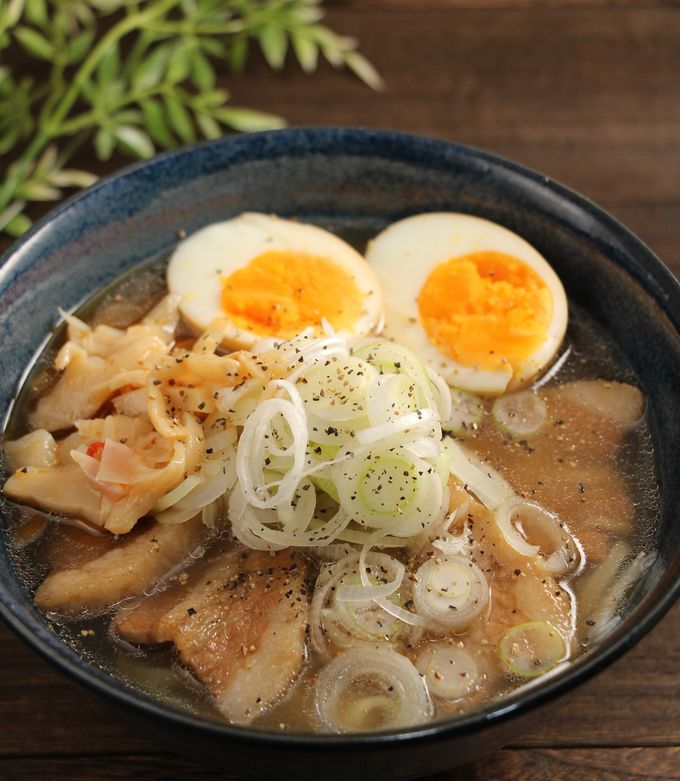 鶏チャーシューと煮卵の塩ラーメンセット 食品 鶏チャーシューと煮卵の塩ラーメンセット
