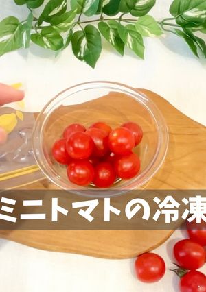ミニトマトの冷凍-レシピのメイン写真